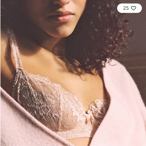 NWOT ANTHROPOLOGIE Journelle Balconette Isabel Lace Bra - Picture 4 of 5